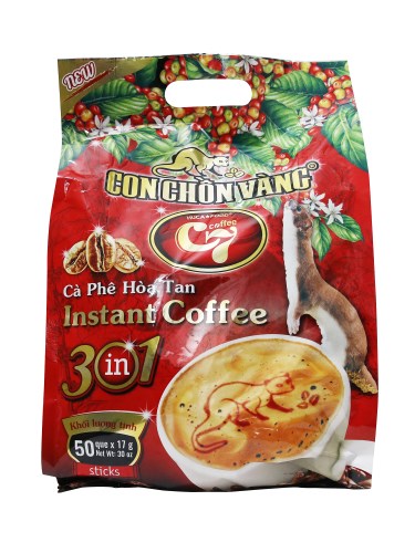 Cà phê hòa tan 3 in 1 - Cà Phê Con Chồn Vàng C7 - Công Ty TNHH Sản Xuất - Thương Mại Hucafood